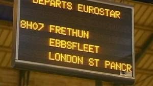 Chunnel train services resume after inferno