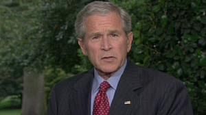 Plan de sauvetage : “ça va passer”, rassure George W. Bush