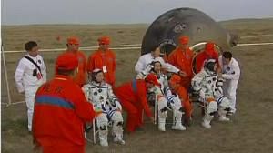 Chinese astronauts land safely; next stop the Moon