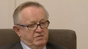 Ahtisaari delighted to win Nobel Peace Prize