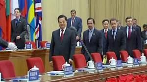 Asian and European leaders urge financial optimism