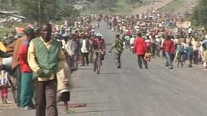 Thousands head to Goma as fighting worsens in DR Cong