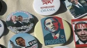 Business booms in US presidential products