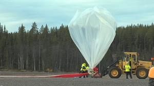 Student projects fly high in northern Sweden