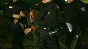 Protests at German nuclear storage plant