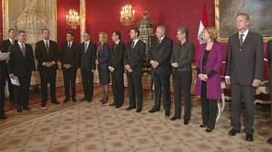 Austria’s new left-right coalition takes office