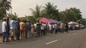 Huge voter turnout in Ghana in election too close to call