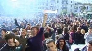 Policeman injured in Thessalonika riots