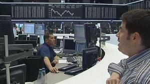 Share lower on gloomy data from US and Germany