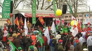 Protest against overwork danger