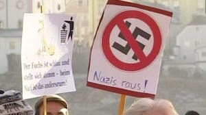 Manifestation contre l’extrème droite à Passau