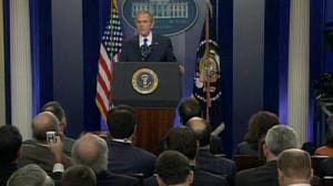 Bush defends his record in final news conference