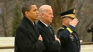Premier geste officiel de Barack Obama à Washington