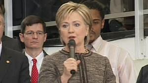 Clinton signals a wind of change