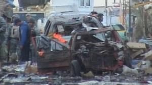 Baghdad bus station hit by blasts