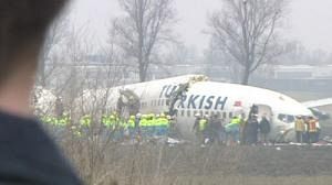 Turkish plane crash in Amsterdam: 9 dead, 50 hurt