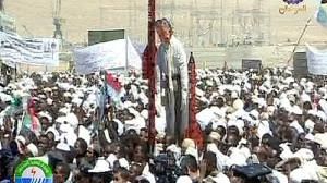 Sudanese President: Hague court can “eat” arrest warrant