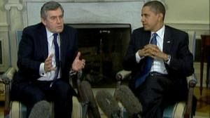 Le britannique Gordon Brown veut appeller le Congrès américain à un front commun