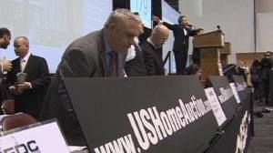 Protest at NY auction of foreclosed homes