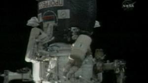 Space station collision alert