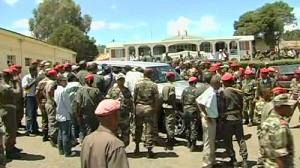 Mutineers move in tanks in Madagascar