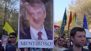 Portugal’s government under fire in huge protest