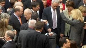 Landmark bank vote in German parliament