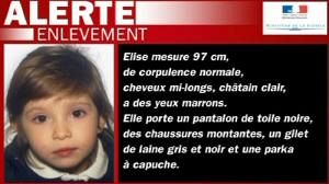Police hunt kidnapped French girl