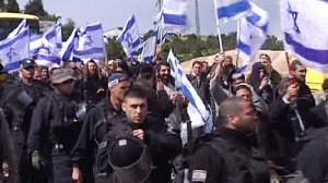 Clashes in Israeli-Arab town