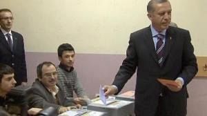 Test for Turkey’s leader in violence-hit poll