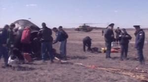 Safe landing for Soyuz