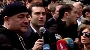 Georgians call for President to quit