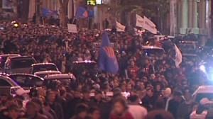 Saakashvili faces down mass demos.