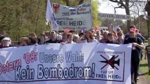 Marche pacifique en Allemagne