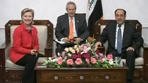 Hillary Clinton rassure les Irakiens