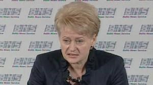 Lituanie : facilement élue présidente, Daila Grybauskaite prône le rapprochement avec l’Europe de l’Ouest