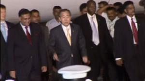Ban Ki-moon réclame un accès rapide aux réfugiés du Sri Lanka