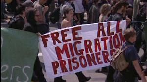 Protesters call for no borders