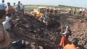Iranian aircrash leaves 168 people dead