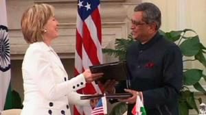 US and India agree arms and nuclear deals