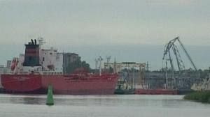 Alerte chimique dans le port de Riga