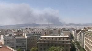 Incendies aux portes d’Athènes