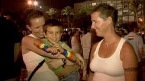 Israelis mark gay shooting with rally of support