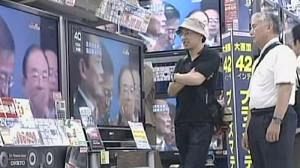 Japan edges out of recession