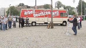 Far-right NPD on the campaign trail