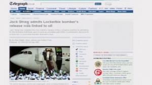 Straw’s comments stoke Lockerbie trade row
