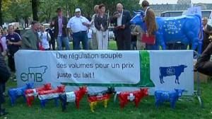 French milk strike over sour prices