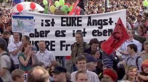 Miles de personas se manifiestan en Berlín para que se mejore la ley de protección de datos