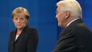 German candidates enjoy amicable debate