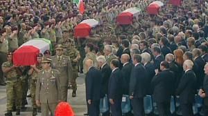 Funeral for six Italian soldiers killed in Afghanistan